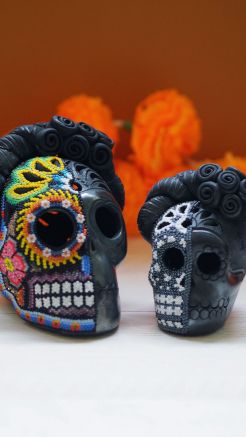 Huichol Calaveras Box