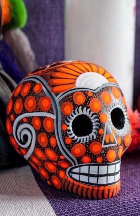 Hand Painted Calavera Skulls