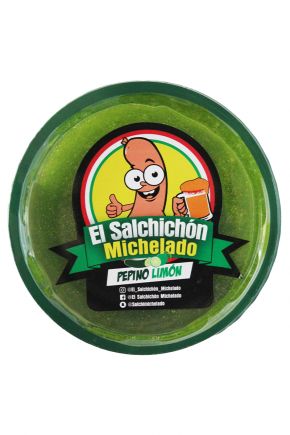 El Salchichon Michelado Pepino Limon Chamoy