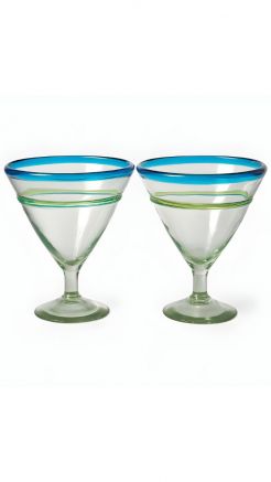 Hand Blown Postre Glassware