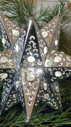 Christmas Tree Tin Star