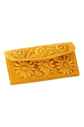 Yellow Leather Wallet