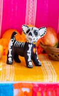 Hand Painted Dog Sculpture 
