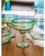 Hand Blown Margarita Glassware