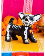 Hand Painted Dog Sculpture