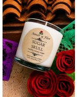 Sugar Skull Candle