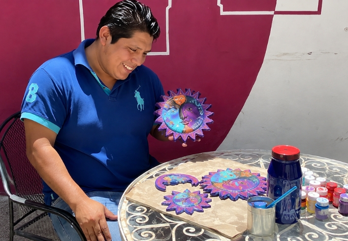 Hand Painted Artisan
