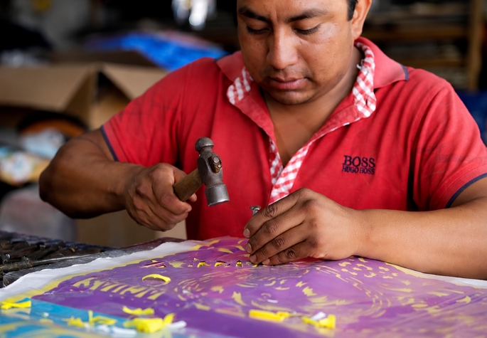 Artisan Photo For Papel Picado