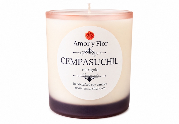 Excitement Photo for Cempasuchil Candle