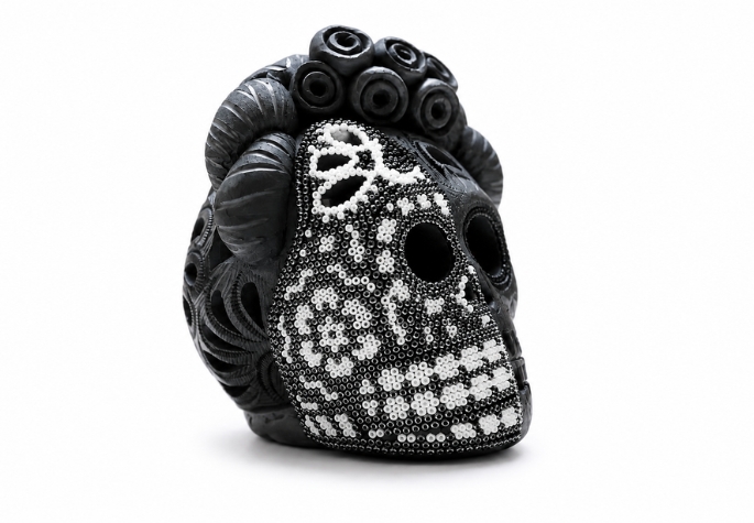 Huichol Calaveras Excitement Photo
