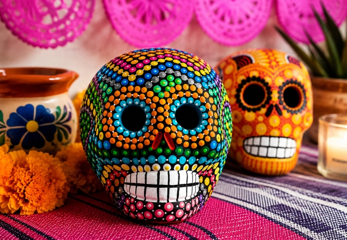 Dia De Los Muertos Calavera Skull Experience Photo